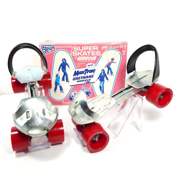 VTG Steven Super Skates Max Trac Urethane Wheels 1978 Roller Skates 1452 Sz Sm. - Picture 5 of 16
